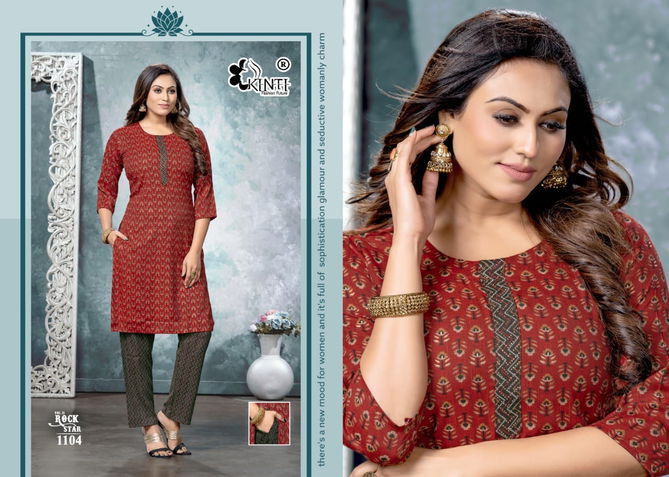 Kinti Rock Star 11 Daily Wear Printed Wholesale Kurti With Bottom Catalog